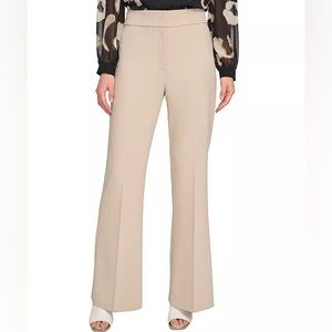 Polished High Waist Wide Leg Trousers